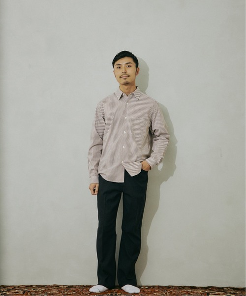 JOURNAL STANDARD relume(ジャーナルスタンダード レリューム)の「【HOUSE HOLD / ハウスホールド】レギュラーシャツ(シャツ/ブラウス・メンズ・ブルー/ホワイト/ブラウン・1/3/2/5/4)」の16枚目の写真
