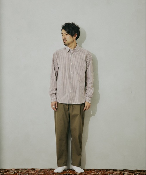 JOURNAL STANDARD relume(ジャーナルスタンダード レリューム)の「【HOUSE HOLD / ハウスホールド】レギュラーシャツ(シャツ/ブラウス・メンズ・ブルー/ホワイト/ブラウン・1/3/2/5/4)」の17枚目の写真