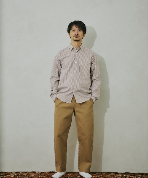 JOURNAL STANDARD relume(ジャーナルスタンダード レリューム)の「【HOUSE HOLD / ハウスホールド】レギュラーシャツ(シャツ/ブラウス・メンズ・ブルー/ホワイト/ブラウン・1/3/2/5/4)」の18枚目の写真