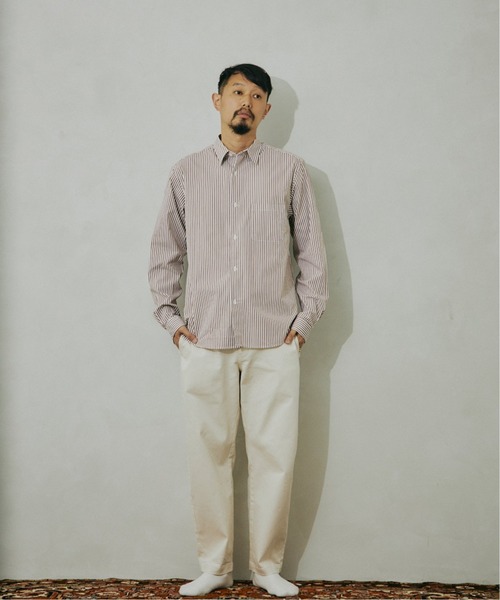 JOURNAL STANDARD relume(ジャーナルスタンダード レリューム)の「【HOUSE HOLD / ハウスホールド】レギュラーシャツ(シャツ/ブラウス・メンズ・ブルー/ホワイト/ブラウン・1/3/2/5/4)」の19枚目の写真