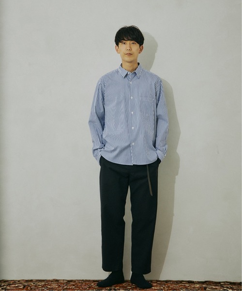 JOURNAL STANDARD relume(ジャーナルスタンダード レリューム)の「【HOUSE HOLD / ハウスホールド】レギュラーシャツ(シャツ/ブラウス・メンズ・ブルー/ホワイト/ブラウン・1/3/2/5/4)」の8枚目の写真