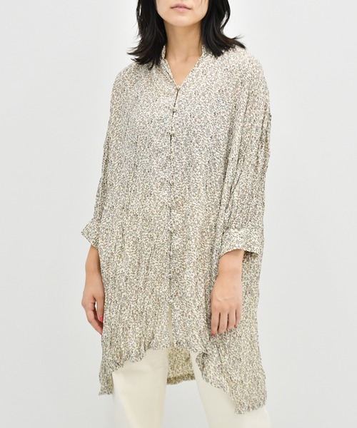 Ambre Neige（アンブルネージュ）の「クリンクルチュニックブラウス／【WEB/EC限定商品】（シャツ/ブラウス・レディース・ライトホワイト/ベージュ・FREE）」の15枚目の写真