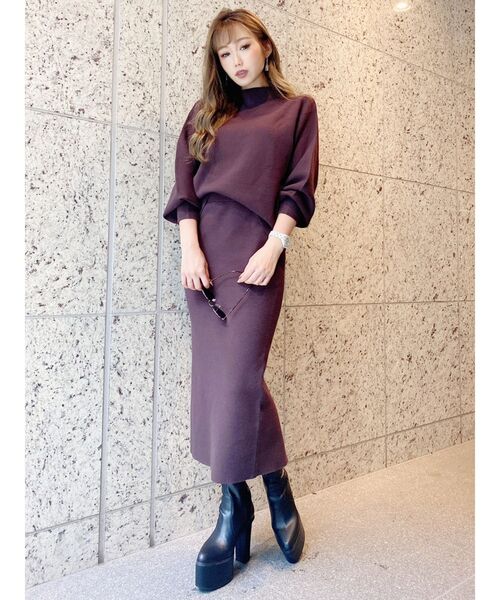 GYDA（ジェイダ）の「スリットタイトスカート（スカート・レディース・ブラック/ベージュ/オレンジ/ブラウン・FREE）」の11枚目の写真