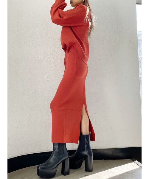 GYDA（ジェイダ）の「スリットタイトスカート（スカート・レディース・ブラック/ベージュ/オレンジ/ブラウン・FREE）」の22枚目の写真