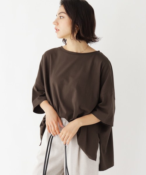 セール コーマ天竺 ポンチョtシャツ Tシャツ カットソー Opaque Clip オペークドットクリップ のファッション通販 Zozotown