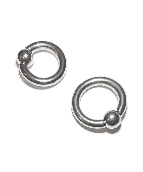 MORPH（モルフ）の「MORPH モルフ  CBR ボディーピアス 4ゲージ 14mm~16mm（ピアス（片耳用）・メンズ・シルバー・14/16）」の3枚目の写真