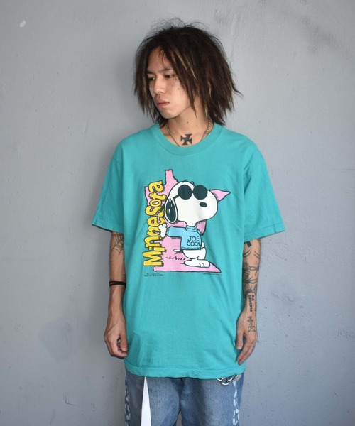 Snoopy スヌーピー Minnesota Cool Tシャツ Tシャツ Joe Usa製 Tシャツ カットソー Vintage ヴィンテージ のファッション 90s Joe トップス ヴィンテージ古着
