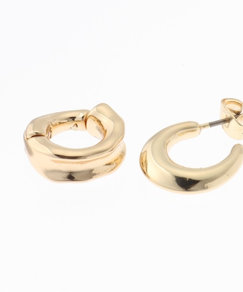 B.C STOCK（ベーセーストック）の「Pierce cuf set（ピアス（両耳用）・レディース・シルバー/ゴールド・FREE）」の6枚目の写真