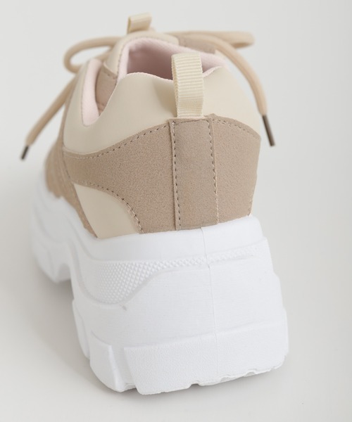 SpRay（スプレイ）の「厚底スニーカー（スニーカー・レディース・ホワイト/ブラック/ベージュ・SMALL/MEDIUM/LARGE/X-LARGE）」の17枚目の写真