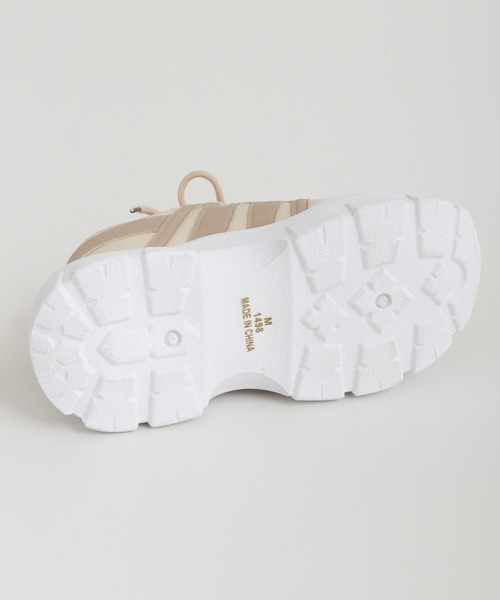 SpRay（スプレイ）の「厚底スニーカー（スニーカー・レディース・ホワイト/ブラック/ベージュ・SMALL/MEDIUM/LARGE/X-LARGE）」の19枚目の写真