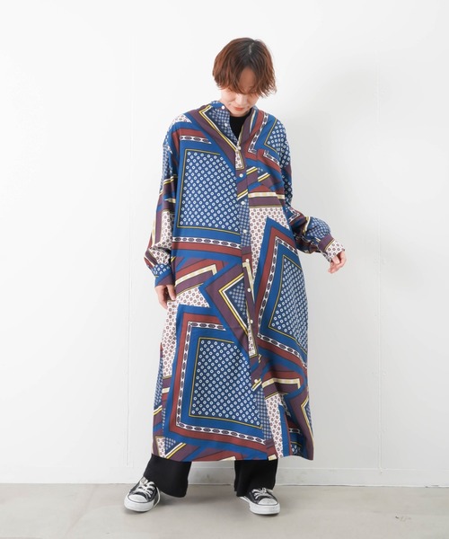 ベルト付きスカーフ柄ワンピース ワンピース Luca Lady Luck Lc Lll Luck セール ワンピース ドレス S Regiment ワンピース Luca ルカ レディラックルカ のファッション