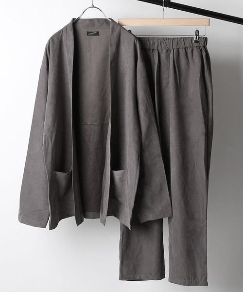 ZIP FIVE（ジップファイブ）の「【ZIP FIVE】ルーズシルエットネオスエードセットアップ（セットアップ・メンズ・ブラック/ブラウン/ベージュ/パープル系・MEDIUM/LARGE）」の4枚目の写真