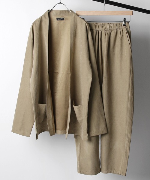 ZIP FIVE（ジップファイブ）の「【ZIP FIVE】ルーズシルエットネオスエードセットアップ（セットアップ・メンズ・ブラック/ブラウン/ベージュ/パープル系・MEDIUM/LARGE）」の3枚目の写真