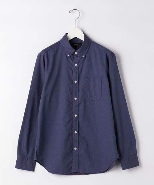 green label relaxing（グリーンレーベルリラクシング）の「SC コードドビー メランジ ボタンダウン 長袖 シャツ（シャツ/ブラウス・メンズ・ブラック/コバルトブルー/ナチュラル/ワインレッド・MEDIUM/X-LARGE/SMALL/LARGE）」の12枚目の写真