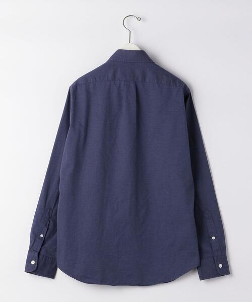 green label relaxing（グリーンレーベルリラクシング）の「SC コードドビー メランジ ボタンダウン 長袖 シャツ（シャツ/ブラウス・メンズ・ブラック/コバルトブルー/ナチュラル/ワインレッド・MEDIUM/X-LARGE/SMALL/LARGE）」の13枚目の写真