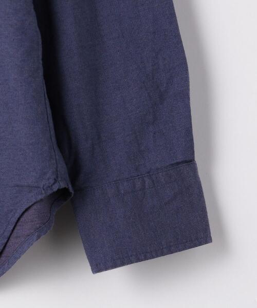 green label relaxing（グリーンレーベルリラクシング）の「SC コードドビー メランジ ボタンダウン 長袖 シャツ（シャツ/ブラウス・メンズ・ブラック/コバルトブルー/ナチュラル/ワインレッド・MEDIUM/X-LARGE/SMALL/LARGE）」の20枚目の写真