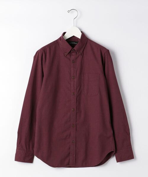 green label relaxing（グリーンレーベルリラクシング）の「SC コードドビー メランジ ボタンダウン 長袖 シャツ（シャツ/ブラウス・メンズ・ブラック/コバルトブルー/ナチュラル/ワインレッド・MEDIUM/X-LARGE/SMALL/LARGE）」の16枚目の写真