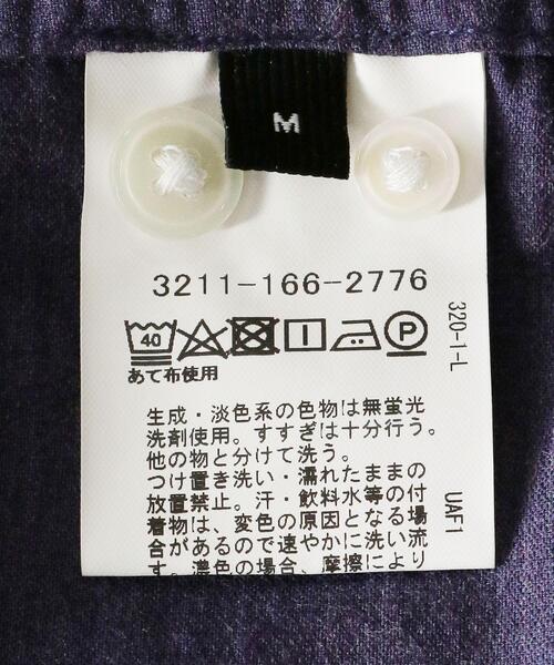 green label relaxing（グリーンレーベルリラクシング）の「SC コードドビー メランジ ボタンダウン 長袖 シャツ（シャツ/ブラウス・メンズ・ブラック/コバルトブルー/ナチュラル/ワインレッド・MEDIUM/X-LARGE/SMALL/LARGE）」の18枚目の写真