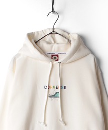 CONVERSE（コンバース）の「【CONVERSE/コンバース】ワンポイント シューズロゴ刺繍 フーデットパーカー/プルパーカー/フーディー（パーカー・メンズ）」