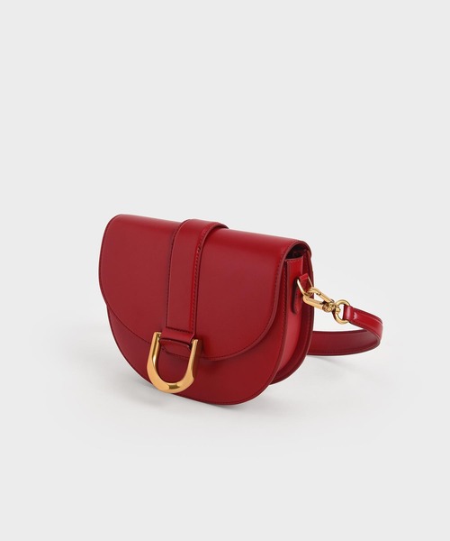 ★CHARLES&KEITH★Gabine Saddle Bag ショルダーバッグ/送料込 ガビーヌ サドルバッグ / Gabine Saddle Bag｜チャールズ