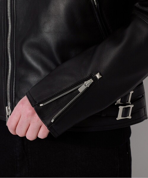 LOVELESS（ラブレス）の「RAMPONI スタッズ ダブルライダース