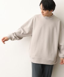 JUNRED | 【ルーズシルエット】ソフトスウェットモックネック(スウェット)