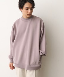 JUNRED | 【ルーズシルエット】ソフトスウェットモックネック(スウェット)