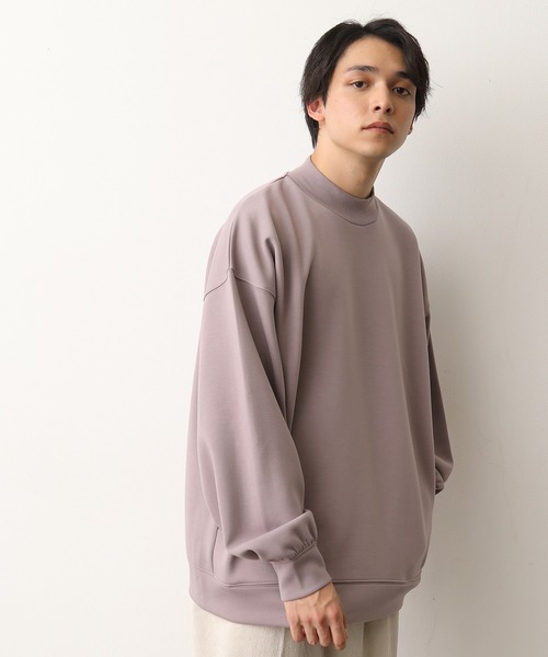 JUNRED（ジュンレッド）の「ソフトスウェットモックネック（スウェット・メンズ・ベージュ/ピンク/ミント・S/M/L）」の17枚目の写真