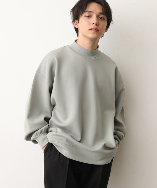 JUNRED（ジュンレッド）の「ソフトスウェットモックネック（スウェット・メンズ・ベージュ/ピンク/ミント・S/M/L）」の14枚目の写真