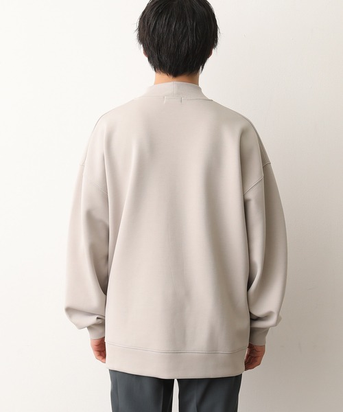 JUNRED（ジュンレッド）の「ソフトスウェットモックネック（スウェット・メンズ・ベージュ/ピンク/ミント・S/M/L）」の13枚目の写真