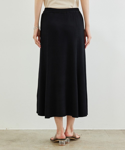 ROPE' PICNIC（ロペピクニック）の「【セットアップ対応】リブフレアニットスカート（スカート・レディース・マスタード/ブルー系その他4/ブラック/グレー系その他・40/38）」の14枚目の写真