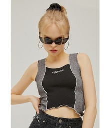 『CRANK/クランク』COLOR WAVE SLEEVELESS/カラーウェーブ タンクトップ