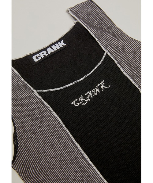 CRANK/クランク』COLOR WAVE SLEEVELESS/カラーウェーブ タンク