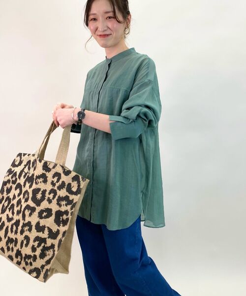 fredy repit（フレディレピ）の「【WEB限定】バックボタンシアーシャツ（シャツ/ブラウス・レディース・ブラック/ピンク/オリーブ・38）」の14枚目の写真