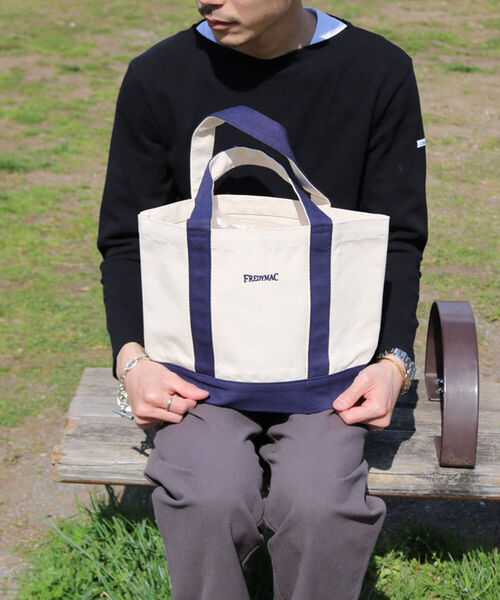 FREDY MAC(フレディーマック)の「FREDYMAC ハンプトートバックS(トートバッグ・メンズ・グリーン系その他/レッド系その他/ネイビー系1・S)」の14枚目の写真