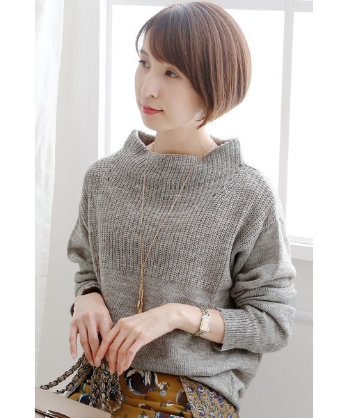 セール ボトルネックニット ニット セーター Pourvous プールヴー のファッション通販 Zozotown