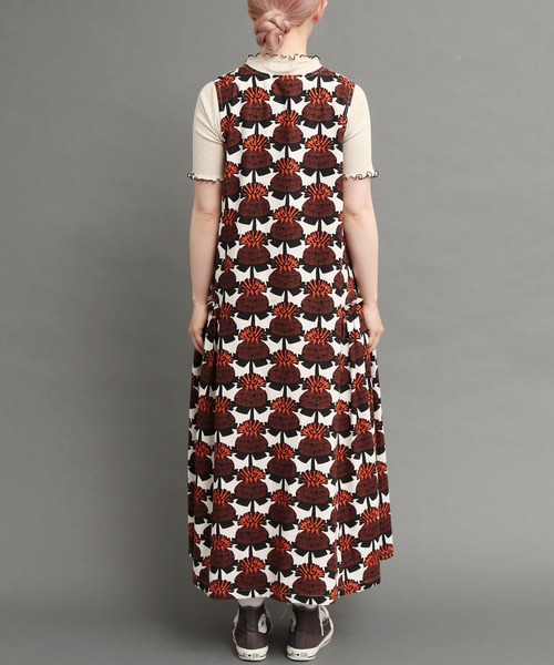 peu pres（プープレ）の「紅花プリント ワンピース（ワンピース）」 - WEAR