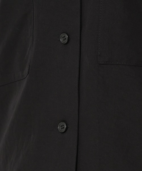 mysty woman(ミスティウーマン)の「開襟オーバーシャツ 943505(シャツ/ブラウス・レディース・ブラック/ベージュ/アイボリー・FREE)」の8枚目の写真