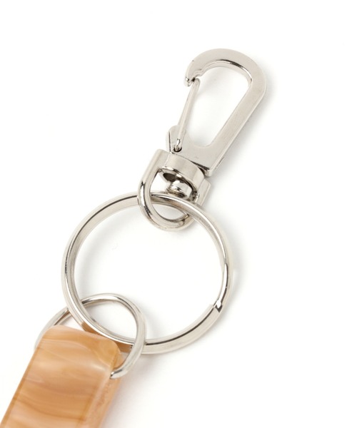 niko and...（ニコアンド）の「オリジナルマーブルホテルキーリング（キーホルダー・レディース・ベージュ/ブラウン/オフホワイト/ブルー・0）」の9枚目の写真