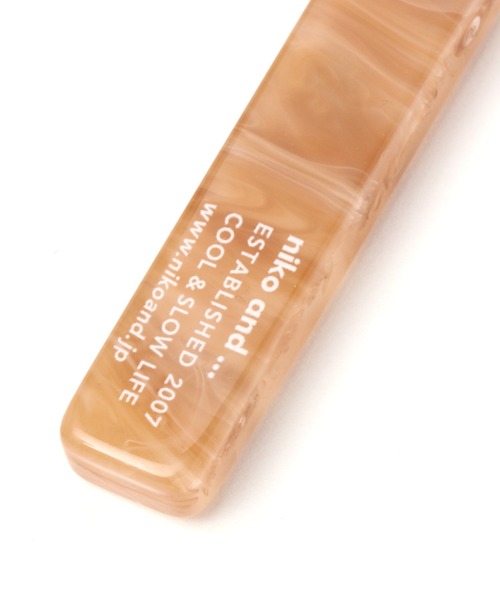 niko and...（ニコアンド）の「オリジナルマーブルホテルキーリング（キーホルダー・レディース・ベージュ/ブラウン/オフホワイト/ブルー・0）」の10枚目の写真