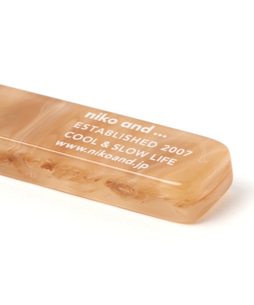 niko and...（ニコアンド）の「オリジナルマーブルホテルキーリング（キーホルダー・レディース・ベージュ/ブラウン/オフホワイト/ブルー・0）」の11枚目の写真