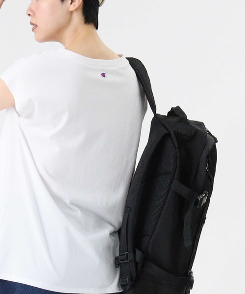 Champion（チャンピオン）の「【Champion】Ａラインフレンチスリーブ（Tシャツ/カットソー・レディース・ホワイト/ブラック/ブラウン/ピンク/オレンジ・M/L）」の14枚目の写真