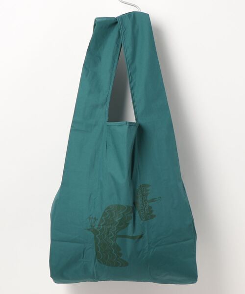 392 plusm(サンキューニプリュスエム)の「TC square bag BIG(エコバッグ/サブバッグ・レディース・ブラック/グリーン/ナチュラル/ライトパープル・FREE)」の3枚目の写真