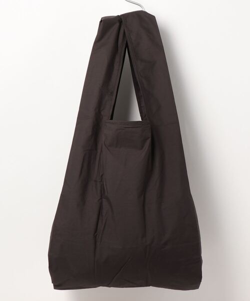 392 plusm(サンキューニプリュスエム)の「TC square bag BIG(エコバッグ/サブバッグ・レディース・ブラック/グリーン/ナチュラル/ライトパープル・FREE)」の5枚目の写真