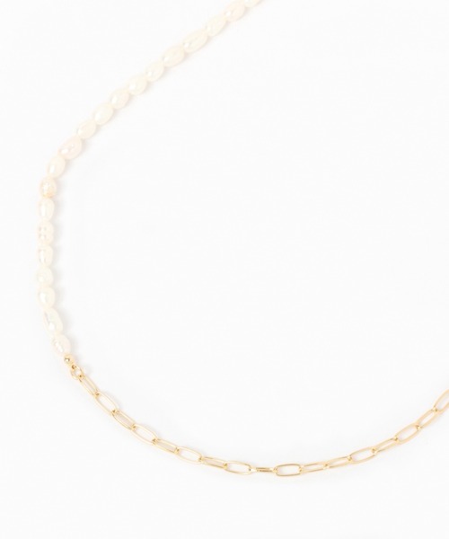 LOWRYS FARM（ローリーズファーム）の「淡水ミニパールネックレス　946155（ネックレス・レディース・アイボリー/シルバー/ゴールド/グレー・FREE）」の9枚目の写真