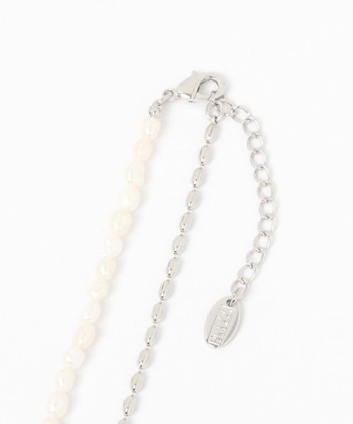 LOWRYS FARM（ローリーズファーム）の「淡水ミニパールネックレス　946155（ネックレス・レディース・アイボリー/シルバー/ゴールド/グレー・FREE）」の6枚目の写真