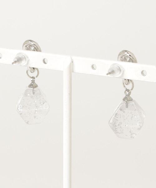 WEGO（ウィゴー）の「WEGO/メタル封入ピアス（ピアス（両耳用）・レディース・シルバー/ゴールド・FREE）」の3枚目の写真