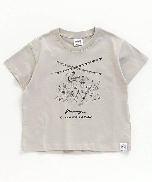 BREEZE（ブリーズ）の「/6色6柄半袖Tシャツ（Tシャツ/カットソー・キッズ・ブラック/グレー/レッド/オフホワイト/ライム/ブルー・150/110/120/130/100/90/140/160）」の4枚目の写真