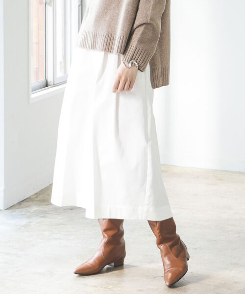 BEAMS LIGHTS（ビームスライツ）の「BEAMS LIGHTS / VENTILE マリンパンツ（その他パンツ・レディース・ホワイト/ネイビー・38/36）」の4枚目の写真