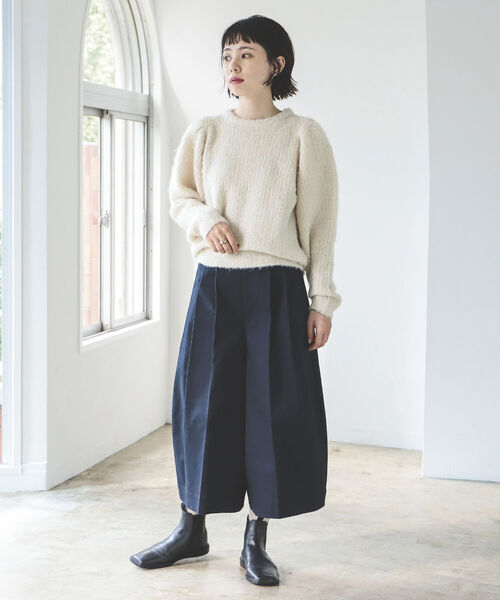 BEAMS LIGHTS（ビームスライツ）の「BEAMS LIGHTS / VENTILE マリンパンツ（その他パンツ・レディース・ホワイト/ネイビー・38/36）」の8枚目の写真